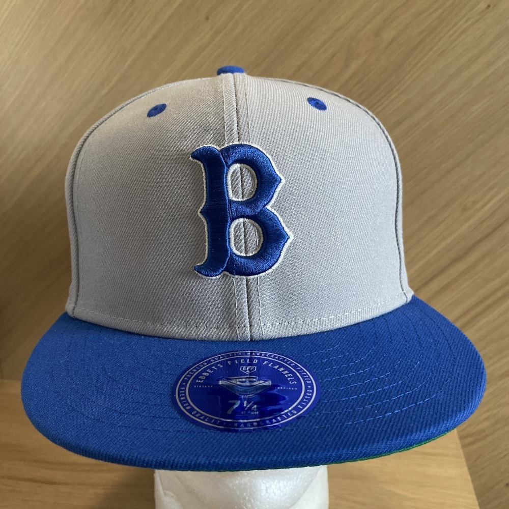 EBBETS FIELD FLANNELS BROOKLYN ROYAL GIANTS‎ NEGRO LEAGUE FITTED HAT 7 1/4